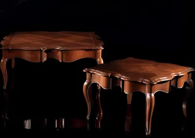 Immagine prodotto di Tavolino da salotto mobili tavolini da caffè tavolo doppio tavoli barocco rococò legno