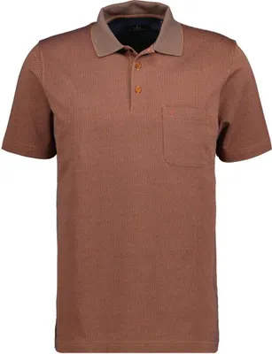 Produktbild von Ragman Poloshirt mit dezentem Muster