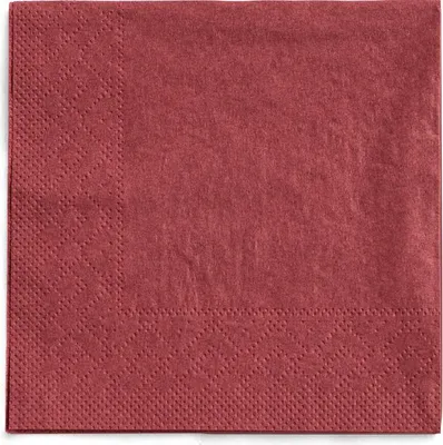 Produktbild von Sovie HORECA Cocktail-Servietten Bordeaux aus Tissue 24 x 24 cm, 3-lagig, 150 Stück