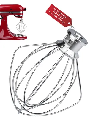 6-Draht-Schneebesen für Küchenmaschine 4,5-5 QT, Edelstahl
