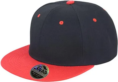 Produktbild von Result Headwear RC082X | Bronx Dual Colour Cap / Kappe / Mütze / Hut - Farbe: Black/Red - Größe: One Size