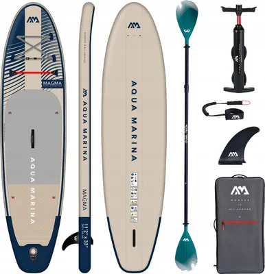 Produktbild von Board Sup Aqua Marina Magma 11'2 340Cm Allround Safs, Rotes Band, Eco Set