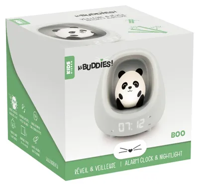 Produktbild von Bigben Kids Wecker mit Nachtlicht Panda Nest MYKO Hi Buddies! Timer, 3 Schlaflieder AU390599