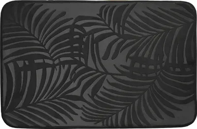 Zdjęcie produktu dla Miękki Dywanik Łazienkowy Czarny Chłonny 50X80 Cm Antypoślizgowy Modny