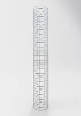 Produktbild von Gabionensäule rund 32  cm Durchmesser, 200  cm Höhe, Maschenweite 5 cm x 5 cm