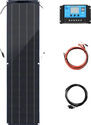 Produktbild von Flexibles Solarpanel-Kit, 100W maximale Leistung, 21% Effizienz, 50W Solarkit