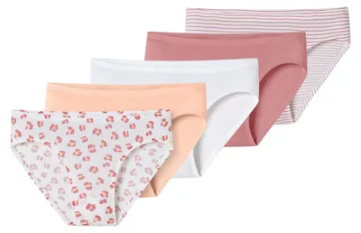 Productafbeelding van Schiesser meisjes, 5-pack slips - 95/5 katoen - maten 92 tot 140