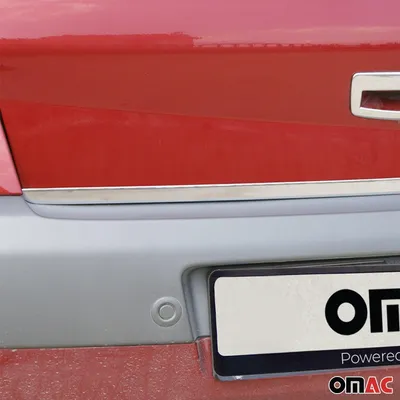 Image de Baguette de coffre Baguette arrière pour Renault Scenic 2003-2009 Bas chrome inox
