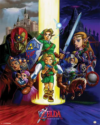Produktbild von The Legend of Zelda Poster Set Ocarina of Time 40 x 50 cm (4)