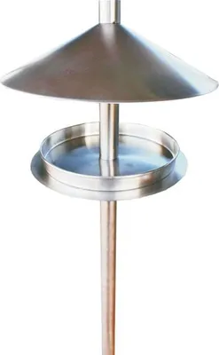 Produktbild von HABAU 1772 Futterstation aus Edelstahl mit Ständer, metallisch