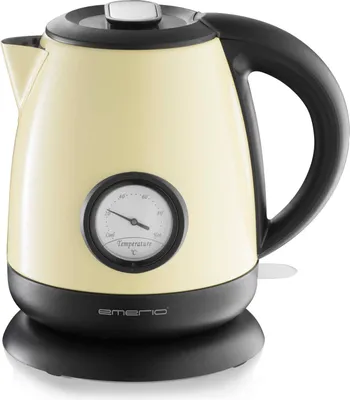 Produktbild von Emerio Wasserkocher 1.L beige Wasserstandsanzeige