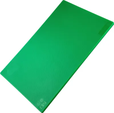 Produktbild von FMprofessional Schneidebrett aus Kunststoff Extra Groß Farbe Grün: Für Obst & Gemüse Farbcodierung nach HACCP Profi Gastro Schneidebretter Spülmaschinenfest, ca. 45 x 30 cm