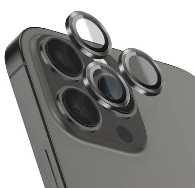 Produktbild von Zanaé, Kameraschutzglas für iPhone 13 Pro / 13 Pro Max aus Panzerglas, Schwarz