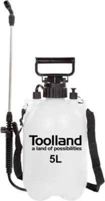 Produktbild von Toolland Drucksprüher, Lanze, einstellbare Düse, Skala, Tragegurt, 5 Liter, Pumpensystem,
