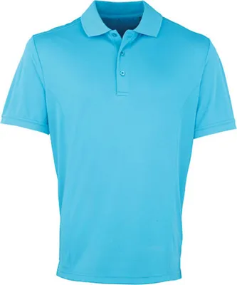 Produktbild von Premier Workwear PR615 | Herren Coolchecker Piqué Polo / ® Standard 100 - Farbe: Turquoise (ca. Pantone 312) - Größe: 4XL