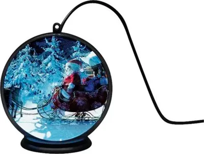 Produktbild von Konstsmide Kunststoffkugel, Leichte Dekorationsfigur, Schwarz, Blau, Kunststoff, IP20, 42 Glühbirne(n), LED