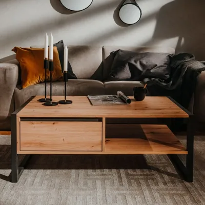 Produktbild von Finori Couchtisch Denver 55 Artisan-Eiche und Anthrazit