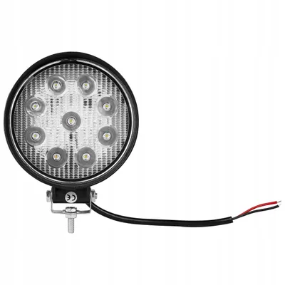 Zdjęcie produktu dla Lampa LED Robocza 10-30V 27W 9LED okrągła WR