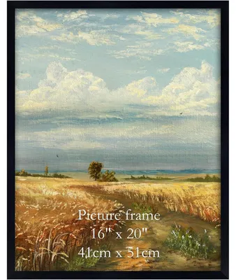 Productafbeelding van Lijst 40x50 cm, zwart, geschikt voor wandmontage, horizontaal of verticaal