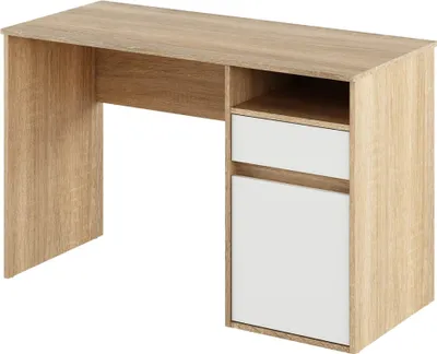 Obrázek produktu pro Kondela PC stůl Bili New - dub sonoma/bílá