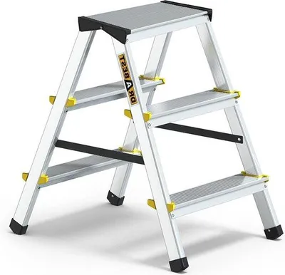 Immagine prodotto di Scala triangolare in alluminio a due rampe con portata di 150 kg