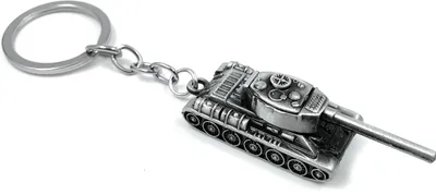 Produktbild von Onwomania - "Panzer Kettenfahrzeug Panther Schlüsselanhänger - Metall Glücksbringer ideal als Geschenk z.B. für den besten Freund, die beste Freundin, Mama