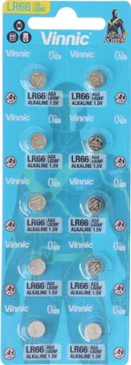 Produktbild von Vinnic G4 / AG4 / L626 / SR626 / 377 / LR66 / LR626 Mini-Alkalibatterie 10 Stk.