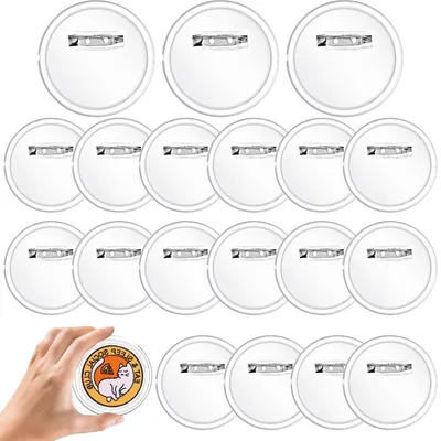 Immagine prodotto di Set di 30 Badge in Acrilico Trasparente