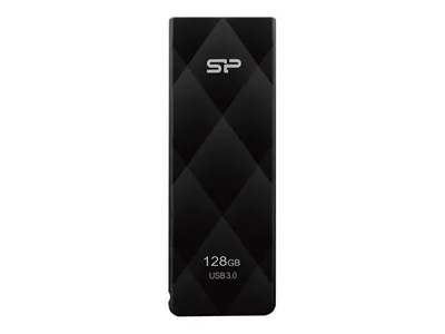 Produktbild von Silicon Power 128GB Blaze B20 USB 2.0, USB 2.0, USB 2.0, Type-A, 0 - 70 °C, Ohne Deckel, Schwarz