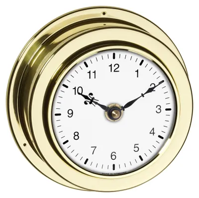 Produktbild von Analoge Wanduhr aus Messing MARITIM TFA 98.1021