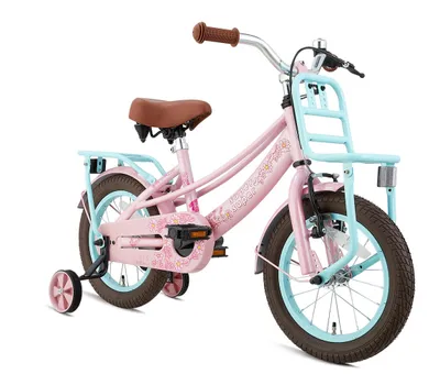 Produktbild von Lola 14 Zoll 21,5 cm Mädchen Rücktrittbremse Türkis/Rosa