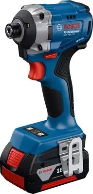 Zdjęcie produktu dla Bosch GDR 18V-215 Professional, Sterownik udarowy, Uchwyt pistoletowy, 1/4", Niebieski, Niemcy, 3300 RPM