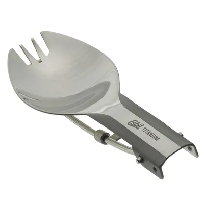 Produktbild von ESBIT Titan-Gabel/Löffel, klappbar  - nur 17g