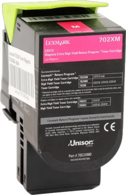 Produktbild von Lexmark 702XM Toner Magenta 70C2XM0 -Bulk