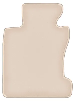 Produktbild von DURBAN Beige Velours-Fahrerfußmatte für BMW 5 E60 xDrive (2003-2010)