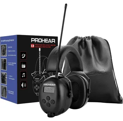 Produktbild von Gehörschutz mit Radio und Bluetooth SNR 31dB Schwarz