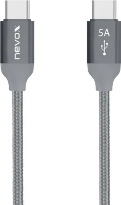 Immagine prodotto di NEVOX Cavo USB Tipo C a Tipo C 20V/5A (100W) Emark IC 1 m grigio argento (1653)