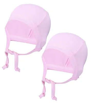 Produktbild von TupTam Unisex Baby Erstlingsmütze zum Binden 2er Pack, Farbe: Rosa, Größe: 50-56