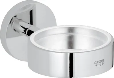 Obrázek produktu pro GROHE Essentials, Chrom, Jednobarevný, Samostarný, Nástěnný, Kulatý