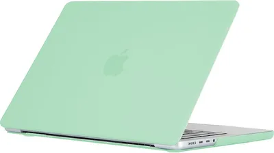 Produktbild von Mobigear Cream Matte MacBook Pro 16 Zoll (2021-2026) Hardcase Hülle MacBook Case - Grün - Model A2485 / A2780 / A2991 / A3186 / A3428 / A3429