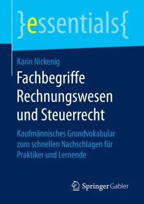 Produktbild von Nickenig, K: Fachbegriffe Rechnungswesen und Steuerrecht