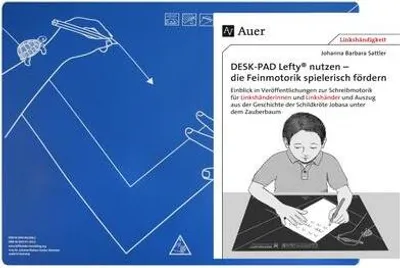 Produktbild von Schreibtisch-Auflage für Linkshänder DESK-PAD LEFTY®, mit Übungsheft