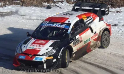 Produktbild von IXO 1:43 Toyota GR Yaris Rally1 - #69- WRC - Rally Monte Carlo K.Rovanperä/J.Hal
