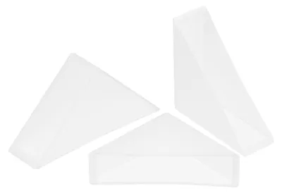 Eckenschutz aus Kunststoff, 20 Stück, 12 x 50 mm, weiß