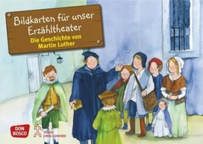 Produktbild von Die Geschichte von Martin Luther. Kamishibai Bildkartenset.