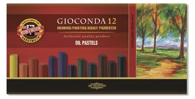Produktbild von 8352 Satz künstlerische Ölpastelle 12 Stück GIOCONDA