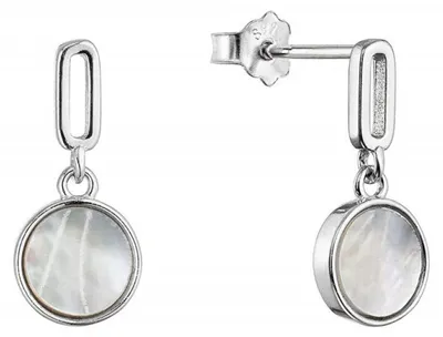Produktbild von Elegante Hä ngeohrringe aus Silber mit Perlen 11518.1