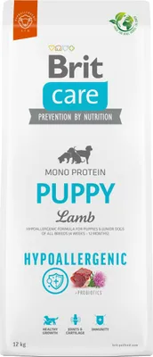 Produktbild von Brit Care Hunde hypoallergenes Welpenfutter Lamm 12 kg