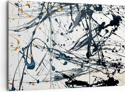 Produktbild von Bild auf Leinwand - Leinwandbild - Abstraktion modern - 165x110cm - Wand Bild - Wanddeko - Leinwanddruck - Bilder - Kunstdruck - Wanddekoration - Leinwand bilder - Wandkunst - CE165x110-3442
