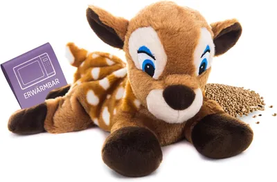 Produktbild von Habibi Plush Classic Wärmetier Rehkitz Kuscheltier Wärmekissen Wärmflasche